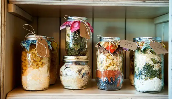 Meals in a jar.