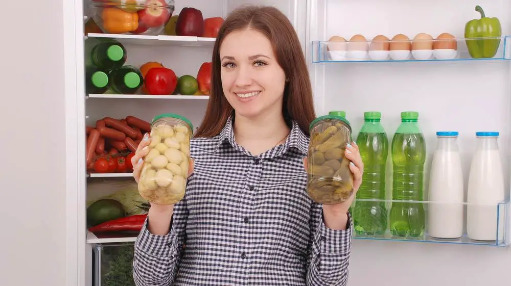 Cucumbers and onions are getting chilled