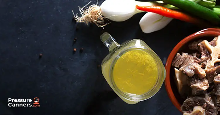 A glass jar with vegetables