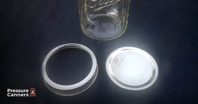 Jar, flat lid and screw top