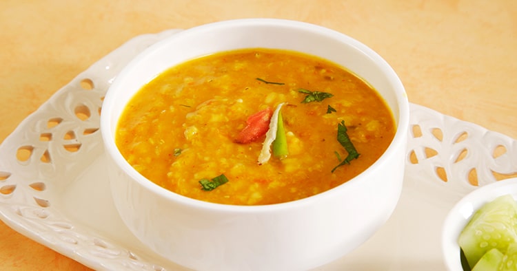 Moong Dal or Split Yellow Lentils, Indian Dish