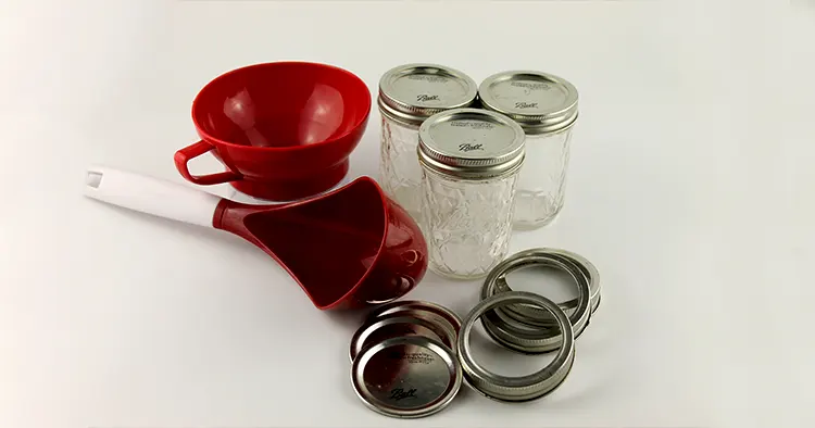 Canning supplies, ball mason jars, rings, lids