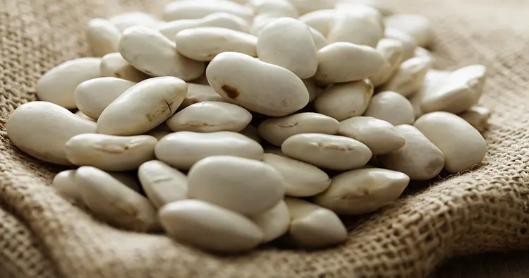 bowl of white giant beans